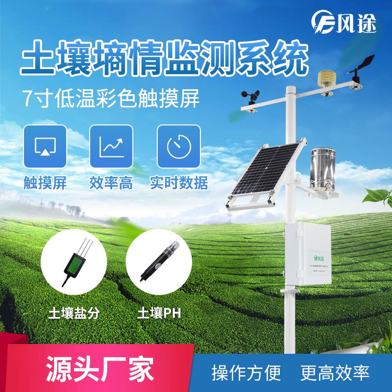 土壤墑情監測系統，長期連續監測土壤水分